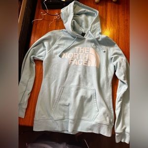 Light Blue North Face women’s hoodie size M